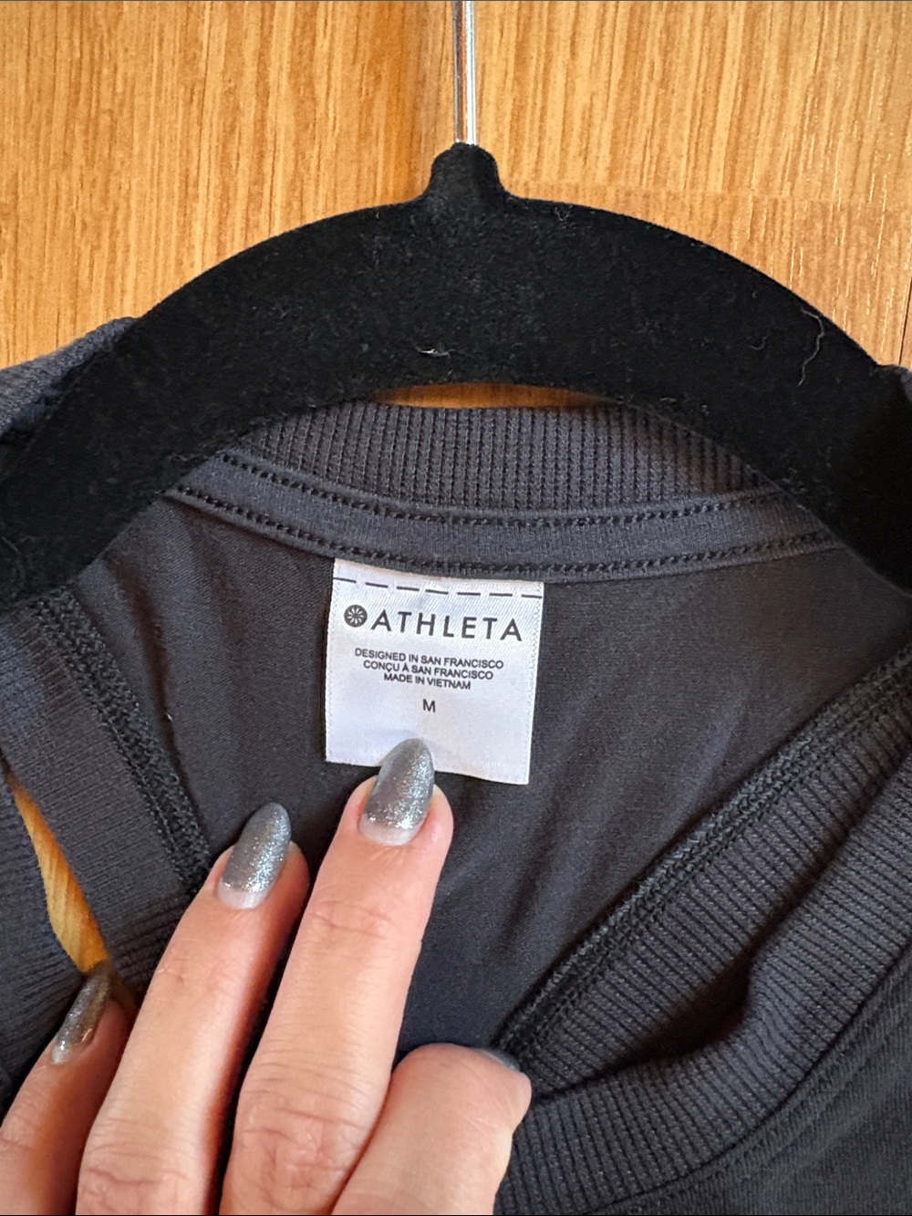 Athleta Navy High-Neck Racerback Tank - Picture 2 of 3
